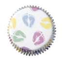 Mini Baby Feet Cupcake Papers